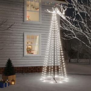 Choinka stożkowa, 310 zimnych białych LED, 100x300 cm