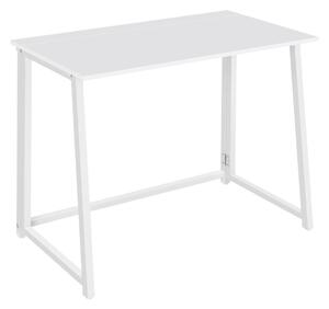 Składane biurko ZARIMO 80×40 cm, białe