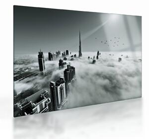 Obraz na szkle - Wieżowce w Dubaju (70x50 cm)