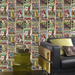 Noordwand Kids at Home Tapeta Marvel Action Heroes