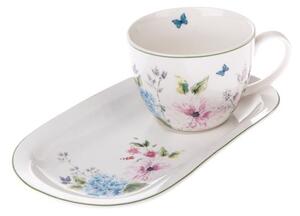 Biała porcelanowa filiżanka na espresso 450 ml – Dakls