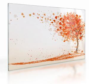 Obraz na szkle - Drzewo na wietrze (70x50 cm)