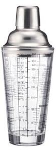 Westmark 3-częściowy shaker do koktajli SAM, szkło/stal nierdzewna, 400 ml