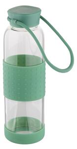 Altom Szklana butelka na wodę 550 ml, zielony