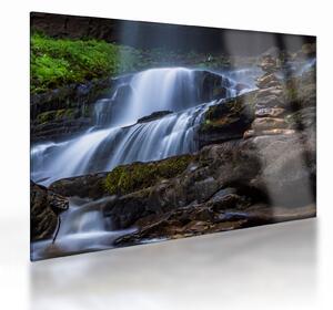 Obraz na szkle wodospadu (70x50 cm)