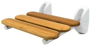 RIDDER Składane siedzisko prysznicowe Pro, kolor naturalnego drewna
