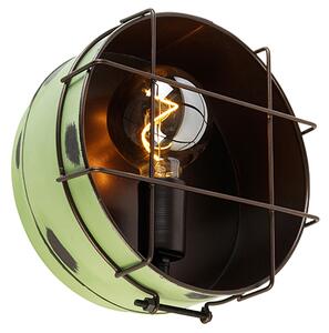 Industriële wandlamp groen 25 cm - Barril Oswietlenie wewnetrzne