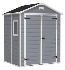 Manor Domek ogrodowy 6x5 DD, 185 x 226 x 152 cm, szary KETER 17194151