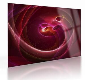 Obraz na szkle - jasne linie (70x50 cm)