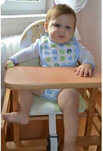New Baby Bukowe krzesełko do karmienia ze stolikiem Victory, 93 cm
