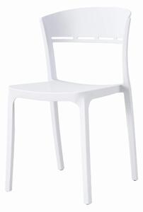 MebleMWM Krzesła ażurowe COCO 3883 | Biały | 4 sztuki