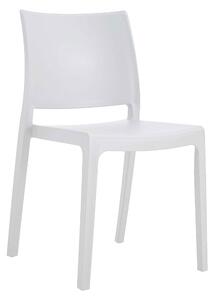 MebleMWM Krzesła z polipropylenu KLEM 3887 | Biały | 4 sztuki