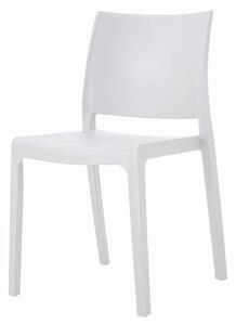 MebleMWM Krzesła z polipropylenu KLEM 3887 | Biały | 4 sztuki