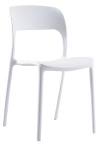 MebleMWM Krzesła z polipropylenu IPOS 3885 | Biały | 4 sztuki