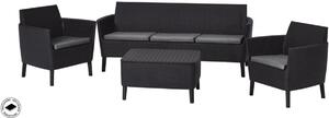 Salemo 3 seater Zestaw mebli ogrodowych, grafit KETER 236634