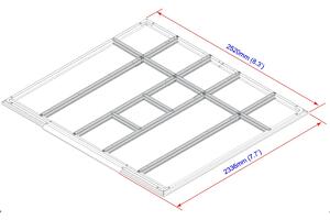Profile podłogowe do domków 6,3 m² DURAMAX 57112