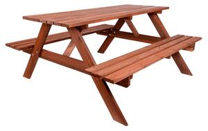 Piknik Zestaw ogrodowy 180 cm, barwiony ROJAPLAST 245/6