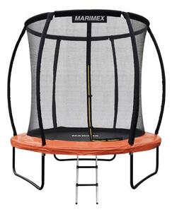 Premium Trampolina ø 244 cm + wewnętrzna siatka ochronna + stopnie MARIMEX 19000103