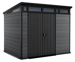 Cortina Domek ogrodowy 9x7, 279 x 226 x 218 cm, szary/antracyt KETER 255060