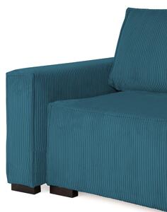 Trzyosobowa sofa rozkładana SMART turkusowa