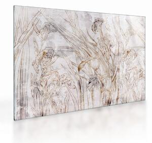 Obraz na szkle - Irysy (70x50 cm)