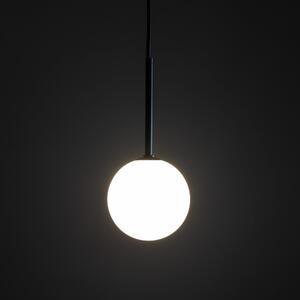 TK Lighting Martin lampa wisząca 1x6W czarny/biały 4502