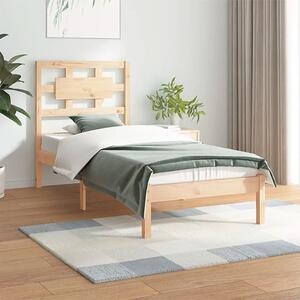 Naturalne pojedyncze łóżko sosnowe 90x200 - Satori 3X