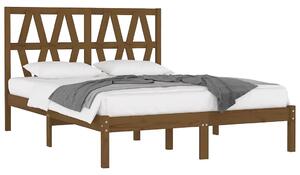 Drewniane łóżko miodowy brąz 120x200 - Yoko 4X
