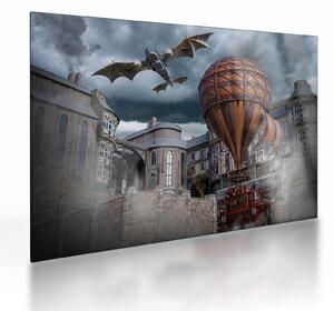 Obraz na szkle - Surrealistyczny krajobraz (70x50 cm)