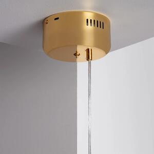 Lampa Wisząca Złota LED 35W Abruzzo Sofia Barwa Ciepła 50cm
