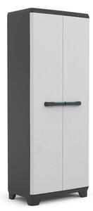 Linear Tall Szafka do przechowywania, czarna/jasnoszara KETER 9724