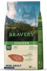Dog ADULT mini Karma dla psów 7kg - kurczak BRAVERY 1003506