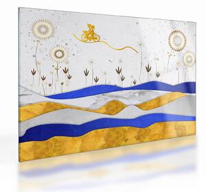 Obraz na szkle - Złote Góry (70x50 cm)