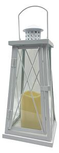 Metalowa lampa ze świeczką LED 37 x 15 cm Prodex 220095