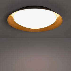 Plafon LED 31W Okrągły Czarno Złoty 3 Barwy Świecenia CCT Abruzzo Costa
