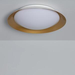 Plafon LED 31W Okrągły Biało Złoty 3 Barwy Świecenia CCT Abruzzo Costa