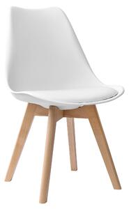 Krzesło nowoczesne Nantes DSW białe