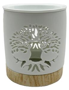 Aromalampa biała z miseczką mniejszą 11 x 10 cm Prodex PRO5053