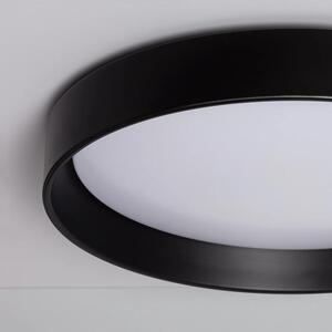 Plafon LED 31W Okrągły Czarny 3 Barwy Świecenia CCT Czarny 56cm Abruzzo Nero