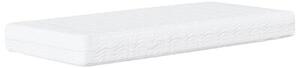 Sofa z materacem do spania, niebieska, 100x200 cm, aksamit