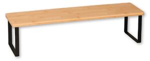 Półka kuchenna 55 x 13,5 x 15 cm, bambus/metal KESPER 58807