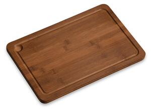 Deska do krojenia i serwowania 38 x 25 x 1,6 cm, ciemny bambus KESPER 59391