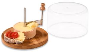 Krajalnica do sera "Tete de Moine" z pokrywką, Ø 22 cm, bambus KESPER 58621