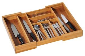 Wariabilny organizer na sztućce 35-58 cm, bambus KESPER 58085