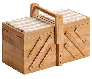 Organizer na akcesoria do szycia, 29 x 19 x 16,5 cm, bambus KESPER 58710