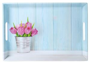 Taca do serwowania, 50 x 35 x 4,5 cm, tulipany KESPER 77392