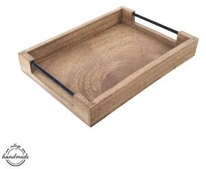 Mango Taca do serwowania 35,5 x 25,5 cm, drewno/metal ORION 153880