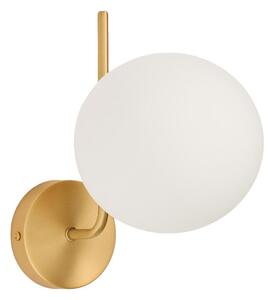 Biały/w kolorze złota metalowy kinkiet ø 15 cm Brisia – Kave Home
