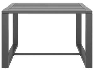 Zestaw Mebli Ogrodowych Komplet Wypoczynkowy Z Poduszkami 5-Częściowy Antracytowy Aluminium Na Taras Balkon Ogród