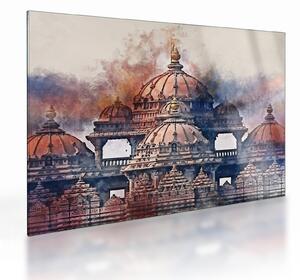 Obraz na szkle - Akshardham, New Delhi, Indie (70x50 cm)